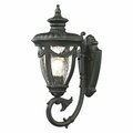 Elk Lighting Anise Collection 1 Light Outdoor sconce In Textured Matte Black 45075/1